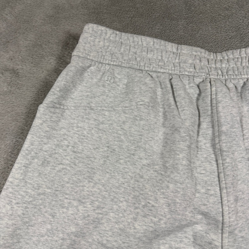 Lululemon Loungeful Oversized-Fit High Rise Jogger Women 8 Heathered Gray Fleece - Picture 4 of 8